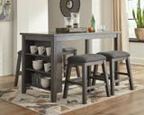 Caitbrook - Gray - Rectangular Dining Room Counter Table by Signature Design by Ashley® | Bel Furniture