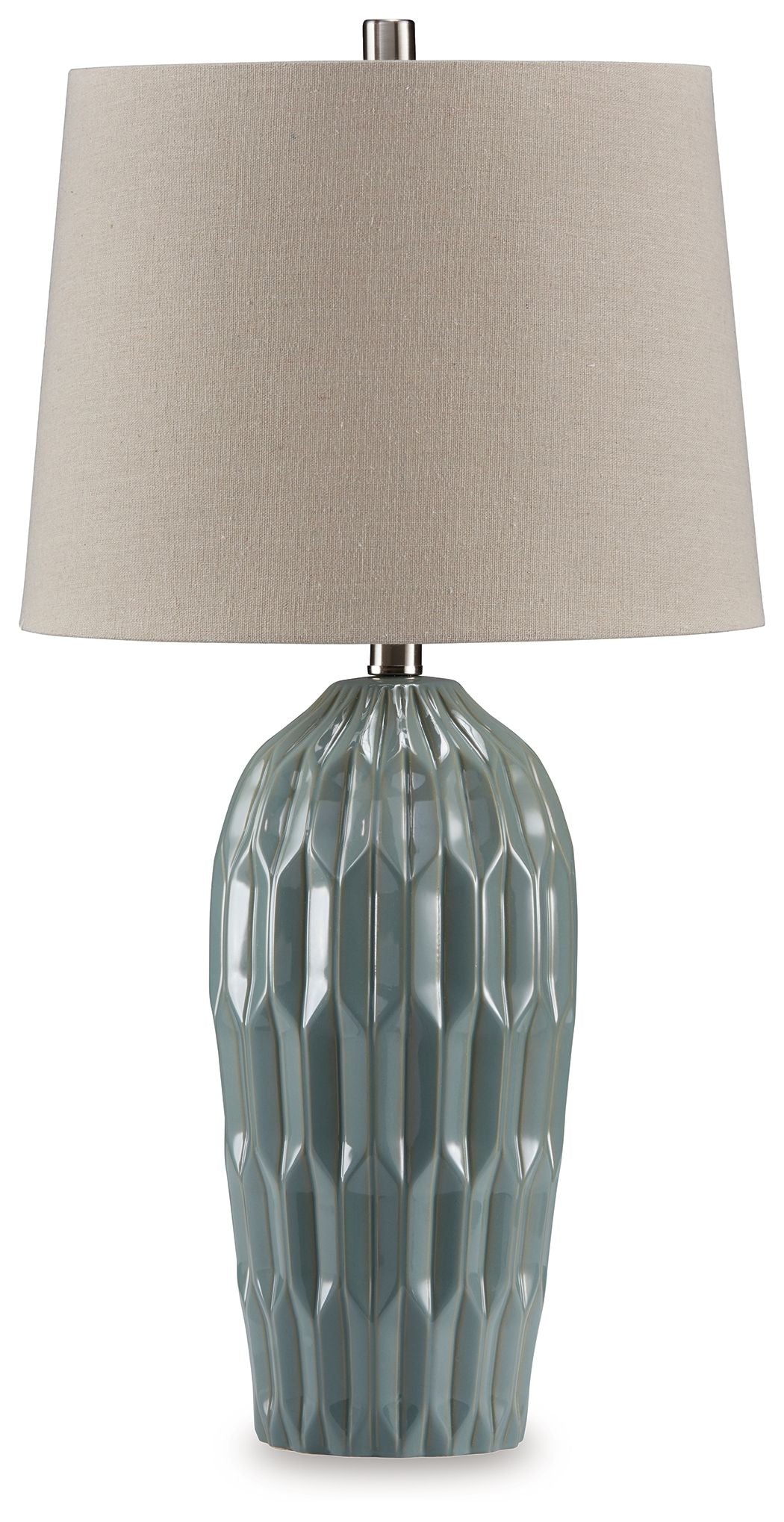 Hadbury - Ceramic Table Lamp (Set of 2) by Signature Design by Ashley® | Bel Furniture