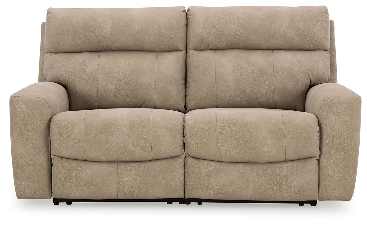 Next-Gen Durapella - Reclining Sectional Beige 2 Pc. Power Reclining Sectional Loveseat by Signature Design by Ashley® | Bel Furniture