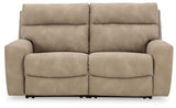 Next-Gen Durapella - Reclining Sectional Beige 2 Pc. Power Reclining Sectional Loveseat by Signature Design by Ashley® | Bel Furniture