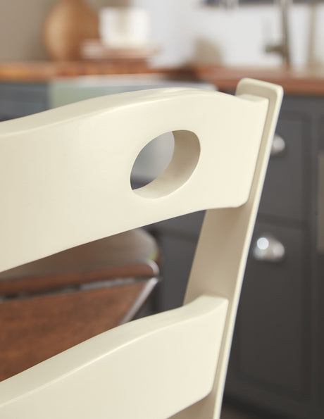 Woodanville - Cream / Brown - Dining Room Side Chair (Set of 2) by Signature Design by Ashley® | Bel Furniture