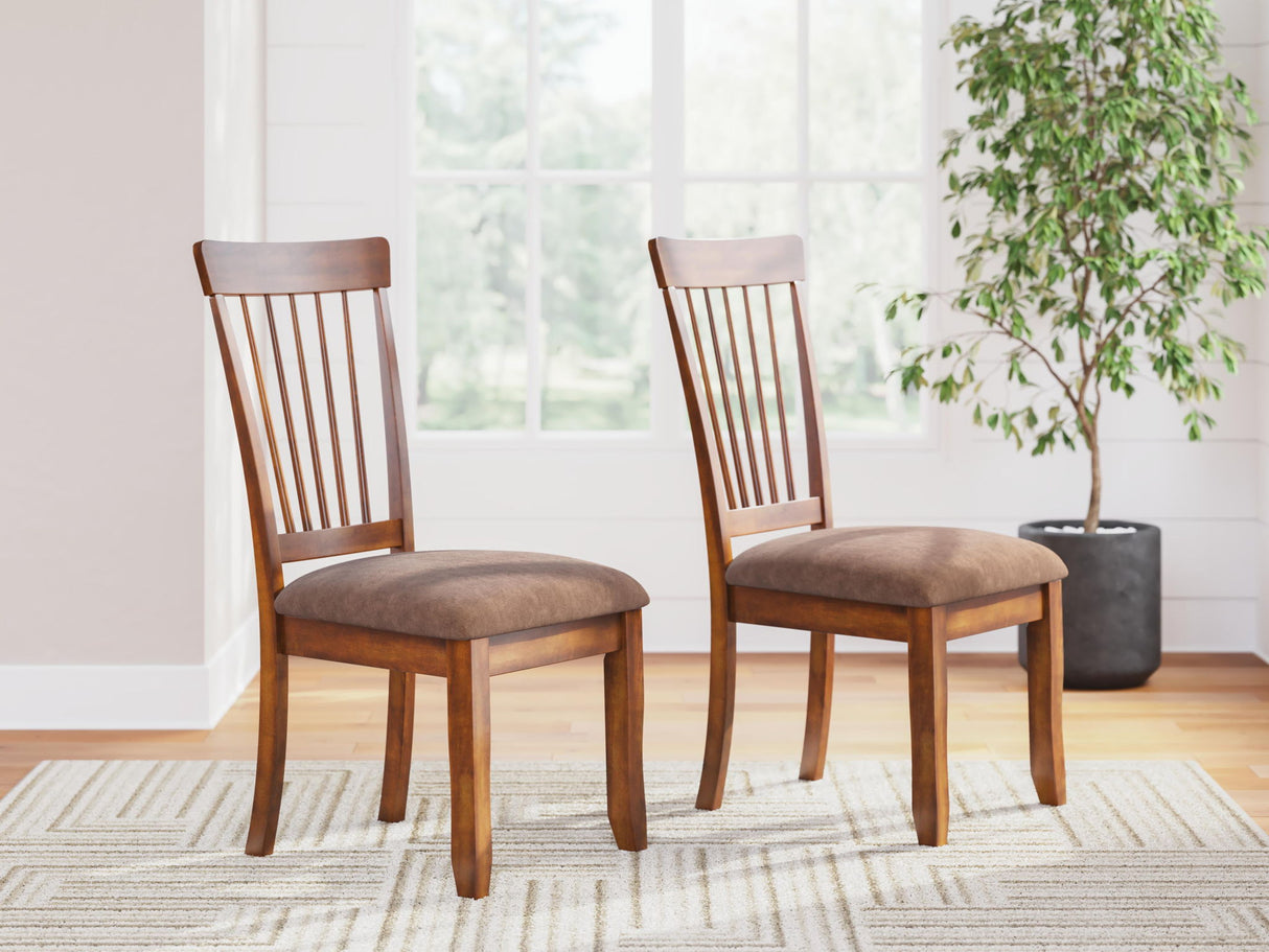 Berringer - Dining UPH Side Chair (Set of 2) - Rustic Brown - view 2