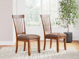 Berringer - Dining UPH Side Chair (Set of 2) - Rustic Brown - view 2