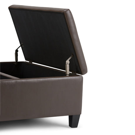 Ellis - Coffee Table Storage Ottoman Contemporary Design - view 5