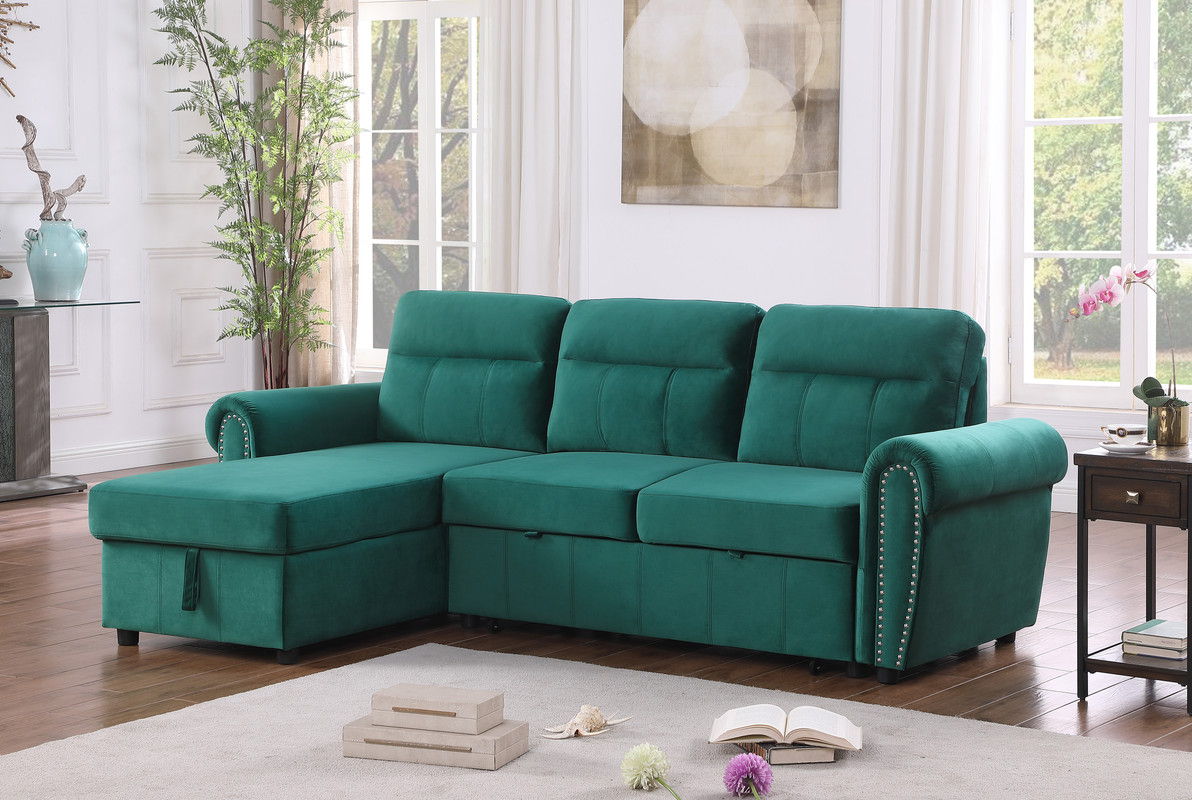 Ashton - Reversible Sleeper Sectional Sofa Chaise