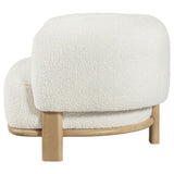 Lawler - Upholstered Barrel Back Accent Chair by CoasterEveryday | Bel Furniture