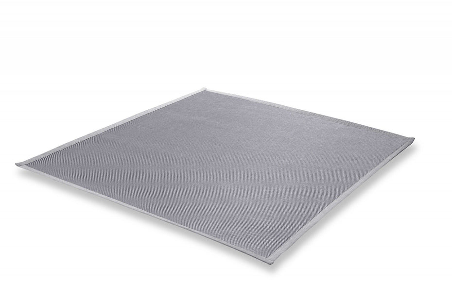 4.9" X 4.6" Sunbrella Indoor / Outdoor Small Rug - Light Gray