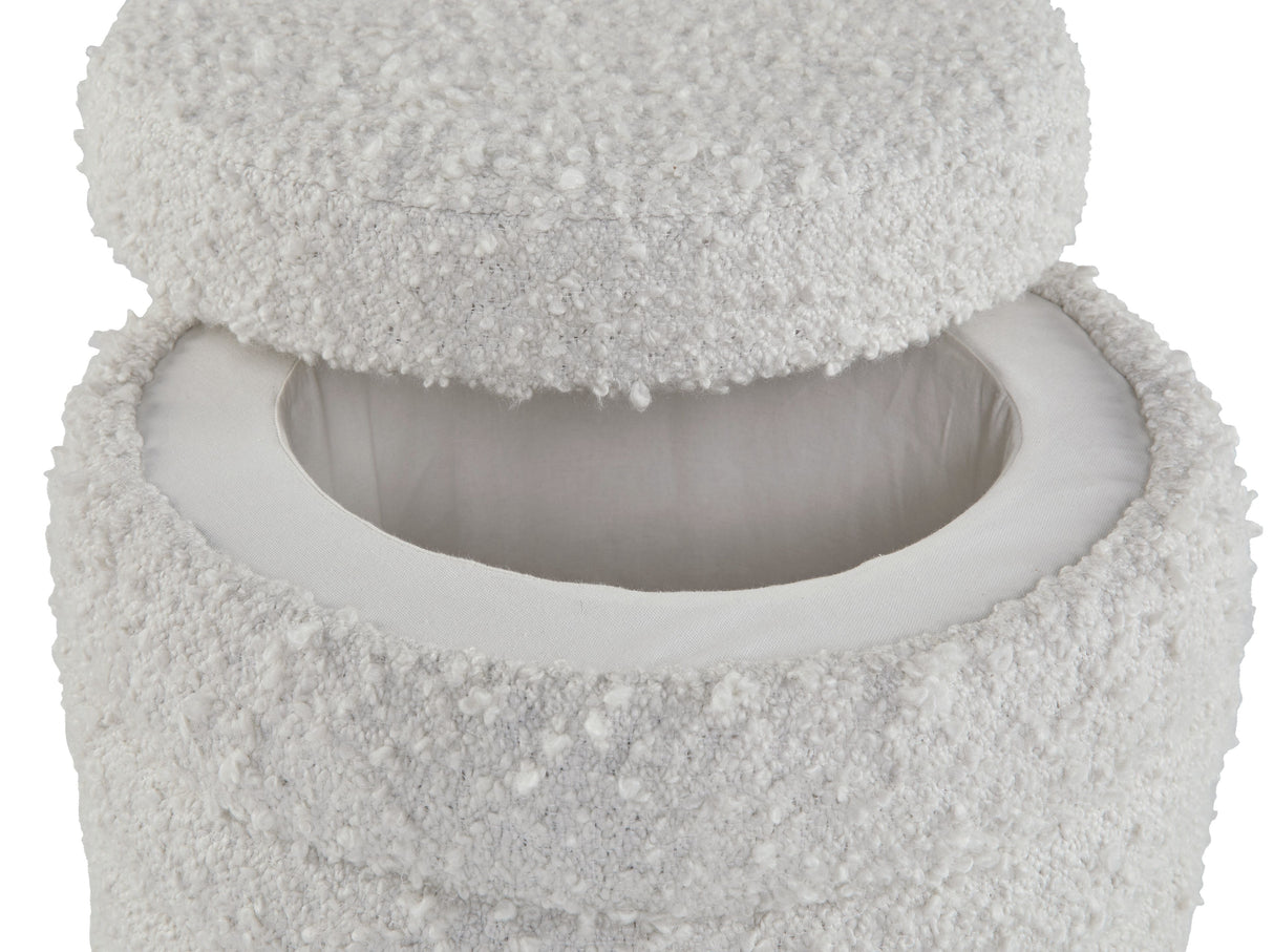 Duntler - Ivory - Storage Ottoman by Signature Design by Ashley® | Bel Furniture