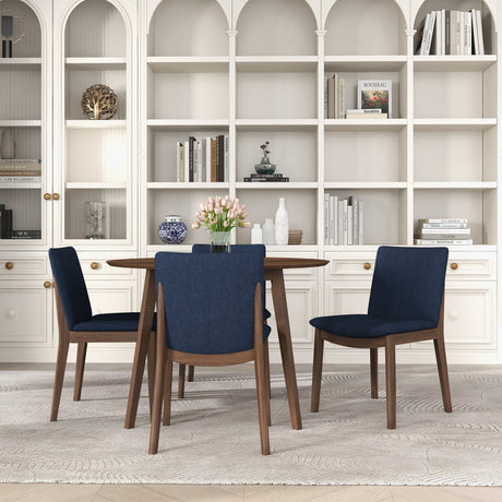 Laura - Mid-Century Modern Solid Wood Dining Chair (Set of 2) - view 7