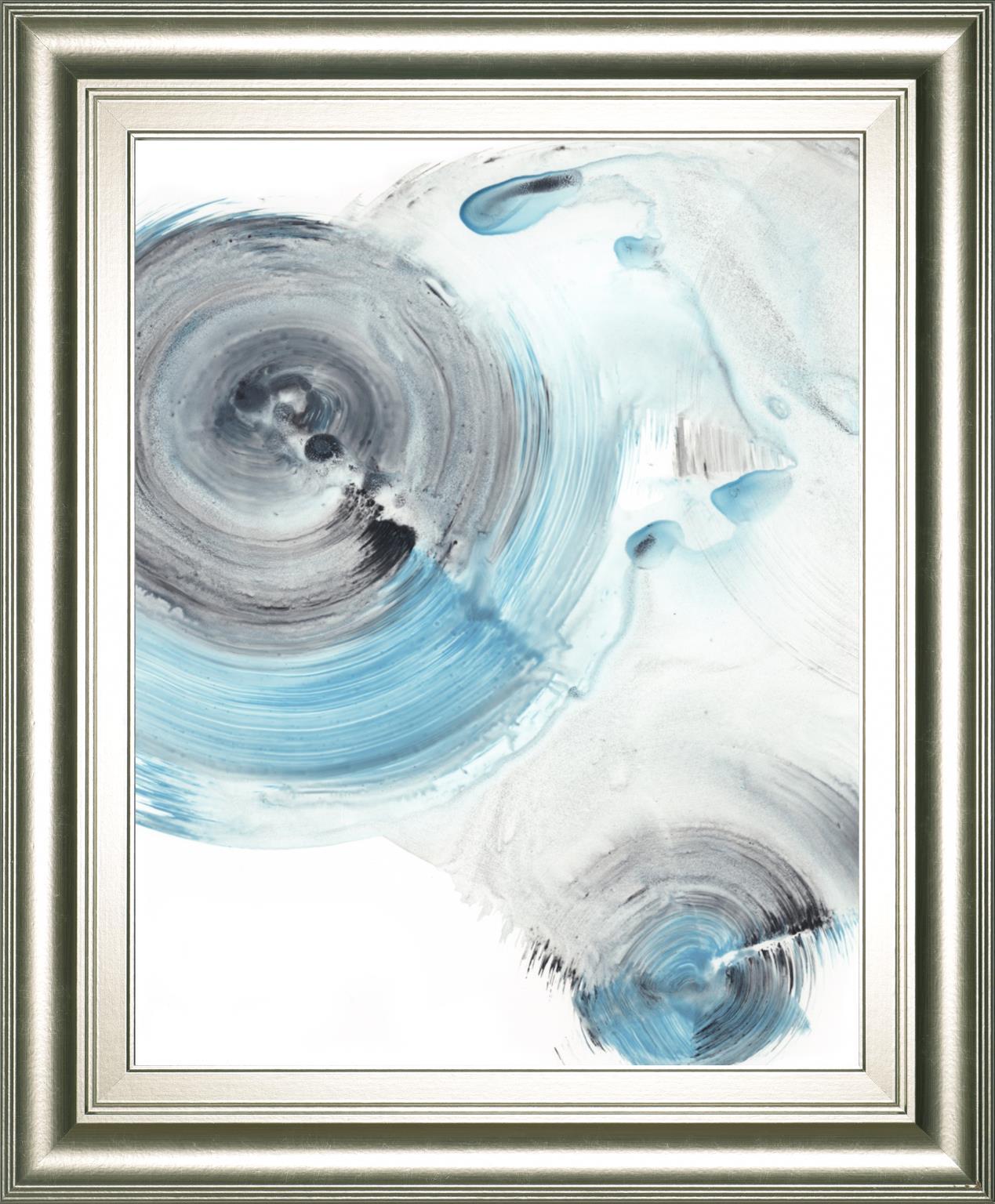 22x26 Ripple Effect III By Ethan Harper - Light Blue