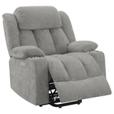 Houston - Upholstered Power Lift Recliner Chair by CoasterEveryday | Bel Furniture