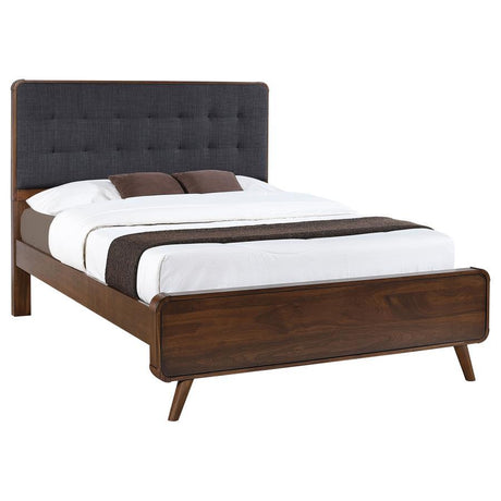 Robyn - Wood Panel Bed Dark Brown Queen by Coaster Fine Furniture | Bel Furniture