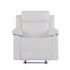 Blanche - Glider Recliner With LED, Pillow Top Arms