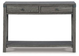 Freedan - Console Sofa Table - Grayish Brown