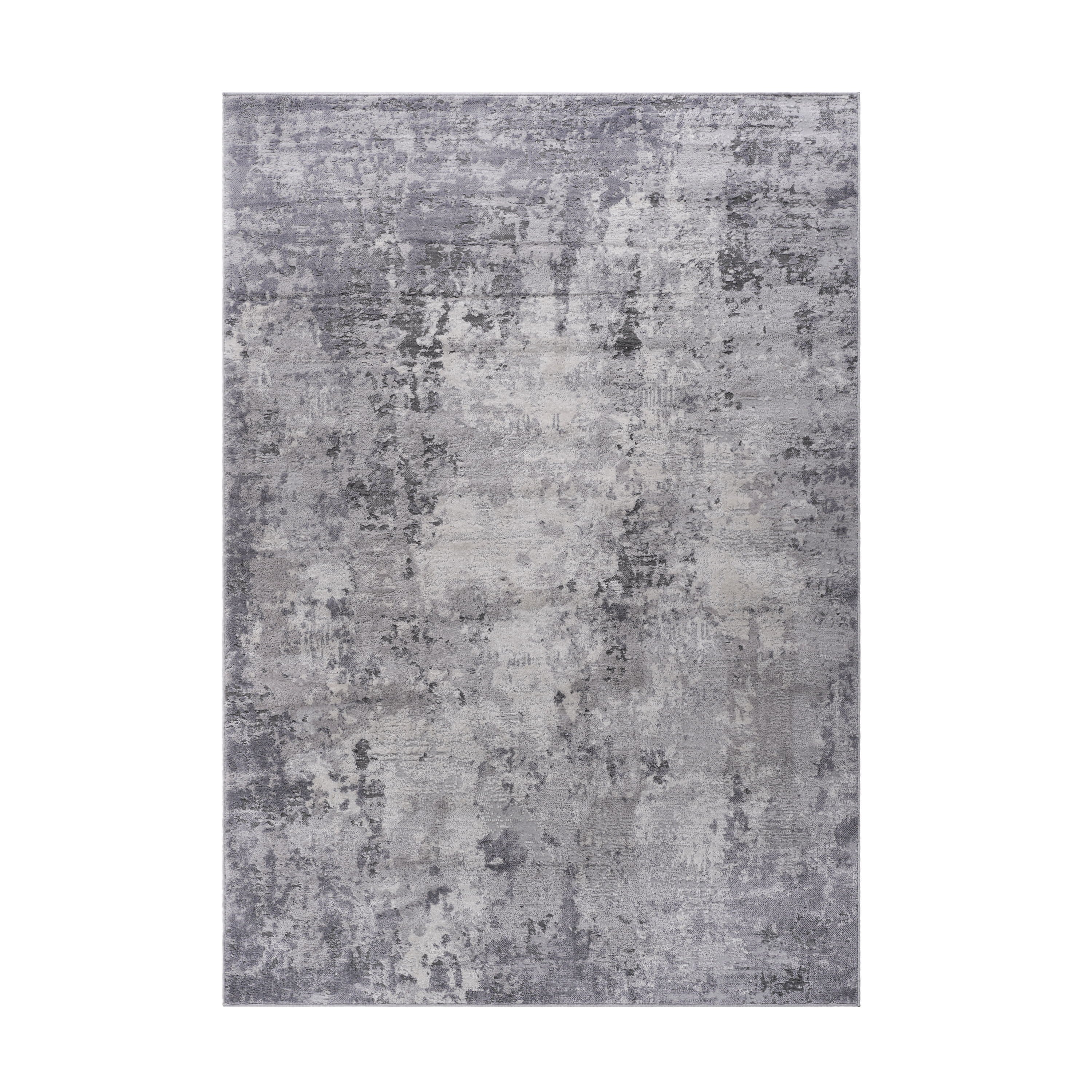 Marfi - 2' x 3' Abstract Non-Shedding Stylish And Stain Resistant Area Rug - Light Gray