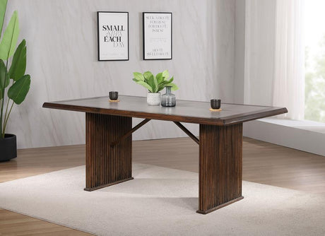 Sherwood - Rectangular Dining Table - Brown by Coaster Fine Furniture | Bel Furniture