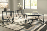 Tarrin - Black - Occasional Table Set (Set of 3) by Signature Design by Ashley® | Bel Furniture