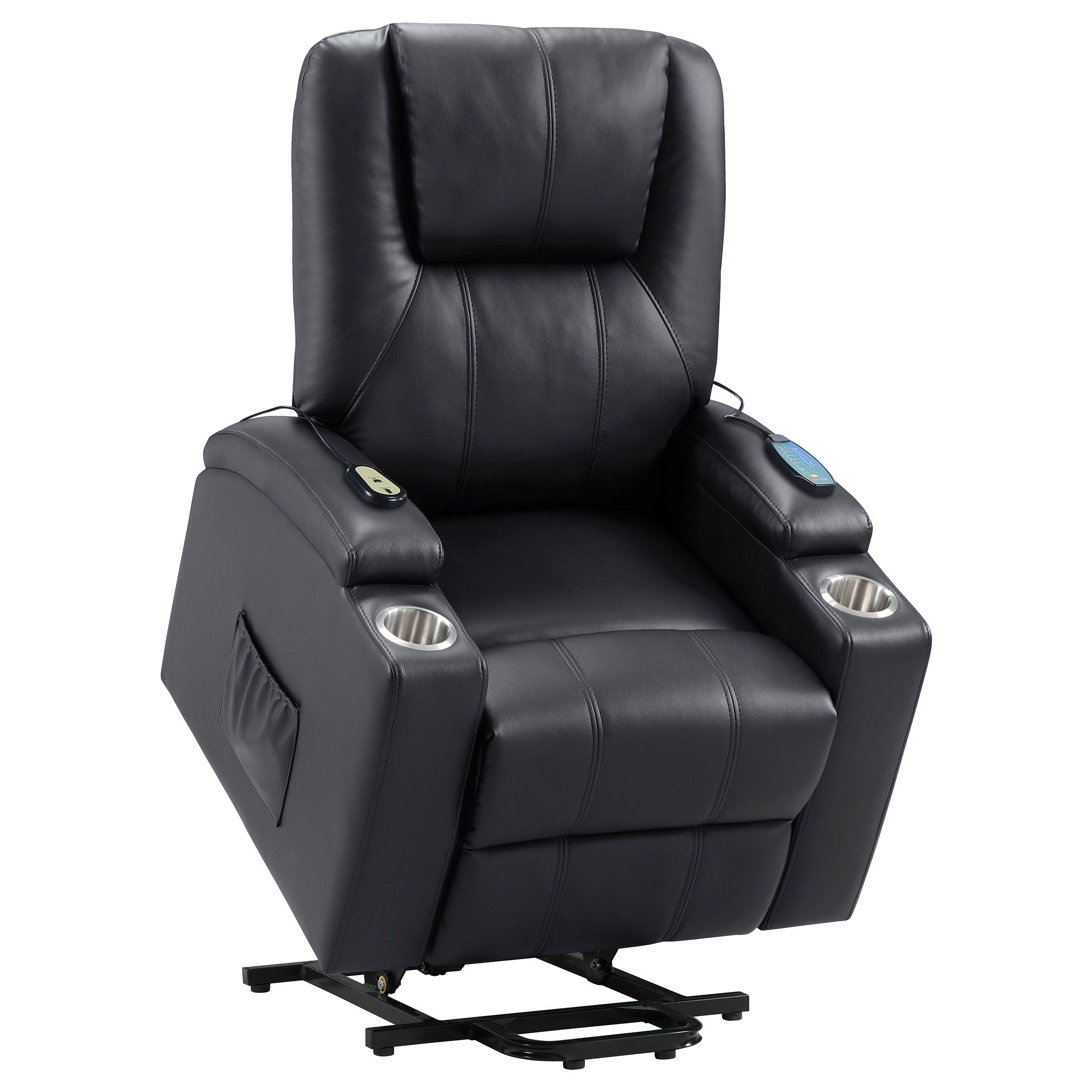 Armstrong - Upholstered Power Lift Massage Recliner