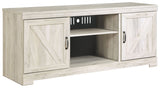 Bellaby - TV Stand W/Fireplace Option Light Brown 64''W x 20''D x 26''H by Signature Design by Ashley® | Bel Furniture