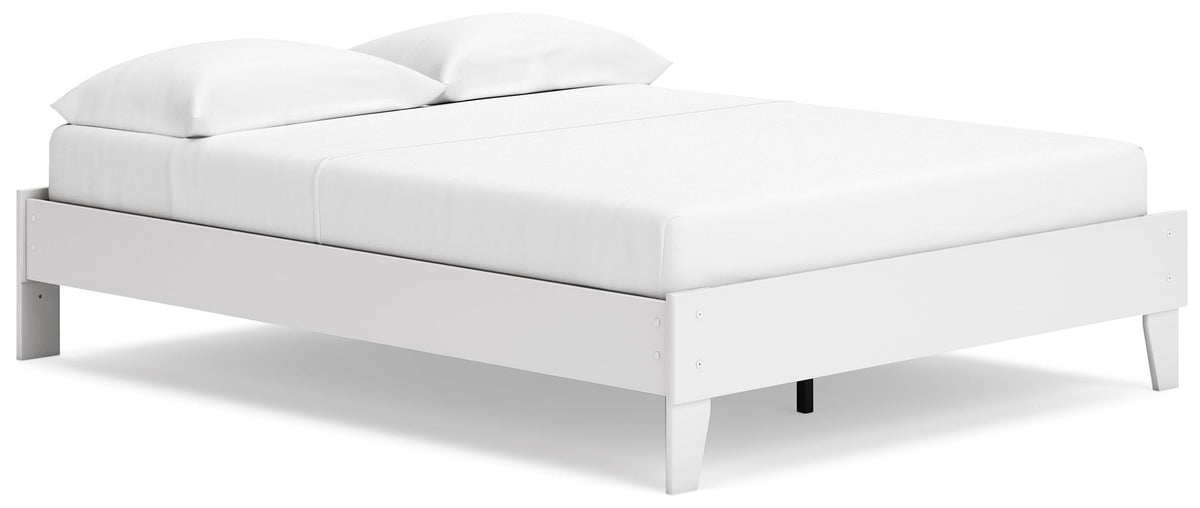 Socalle - Platform Bed White Queen by Signature Design by Ashley® | Bel Furniture