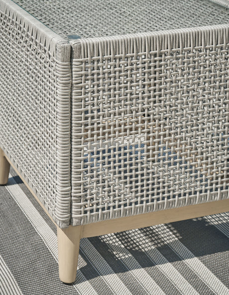 Seton Creek - Gray - Square End Table by Signature Design by Ashley® | Bel Furniture