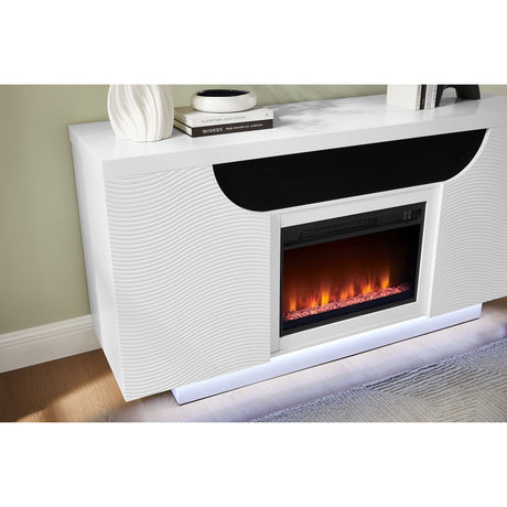 Alessia - Electric Fireplace With Multi Color LED And Flame Settings - view 3