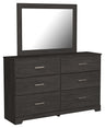 Belachime - Dresser Black Dresser & Mirror by Signature Design by Ashley® | Bel Furniture