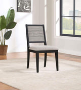 Elodie - Wood Dining Side Chair (Set of 2) - Gray And Black by Coaster Fine Furniture | Bel Furniture
