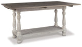 Havalance - Flip Top Sofa Table - Gray / White