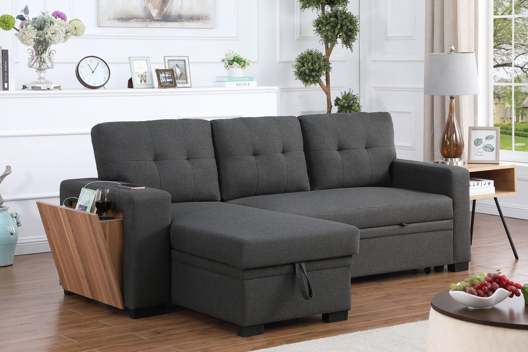 3 Piece Upholstered Sectional