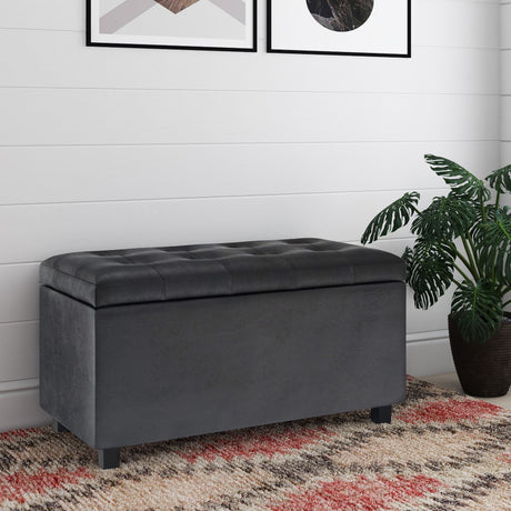 Cosmopolitan - Upholstered Storage Ottoman - view 15