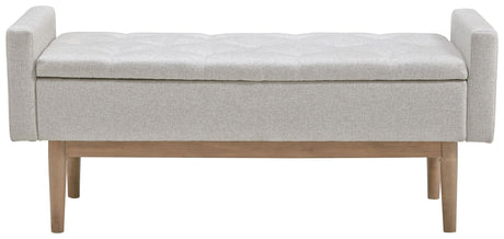 Briarson - Beige / Brown - Storage Bench by Signature Design by Ashley® | Bel Furniture