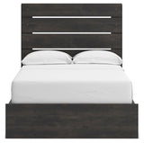 Hollivern - Panel Bed With Storage