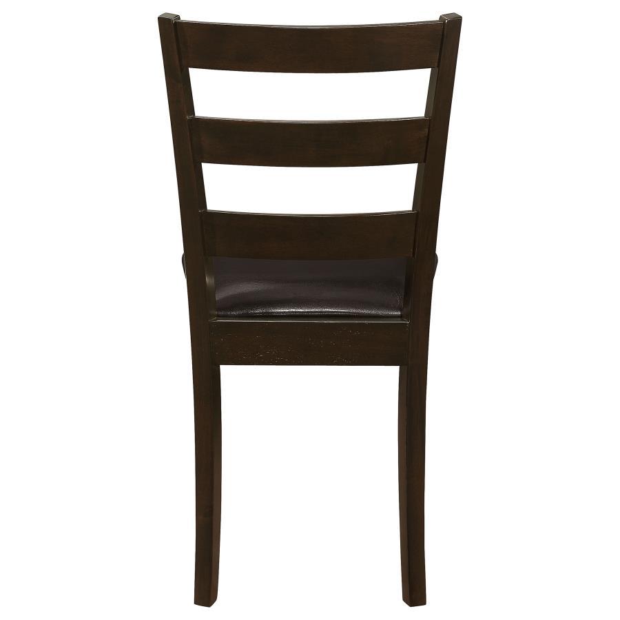 Guillen - 5 Piece Rectangular Dining Table Set - Cappuccino by CoasterEveryday | Bel Furniture