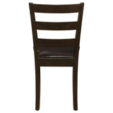 Guillen - 5 Piece Rectangular Dining Table Set - Cappuccino by CoasterEveryday | Bel Furniture