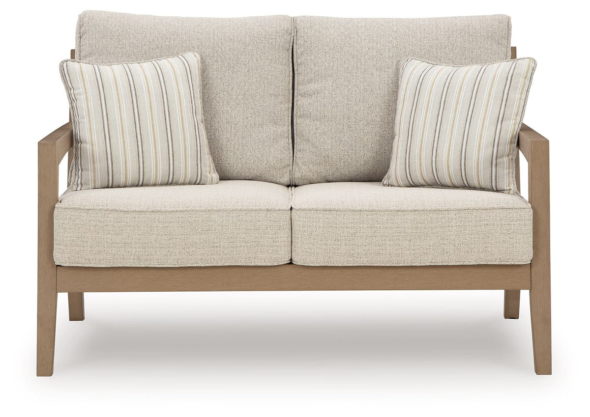 Hallow Creek - Driftwood - Loveseat With Cushion by Signature Design by Ashley® | Bel Furniture