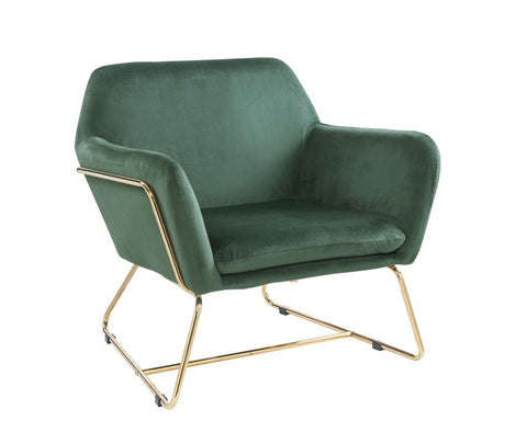 Keira - Accent Chair With Metal Base - view 4