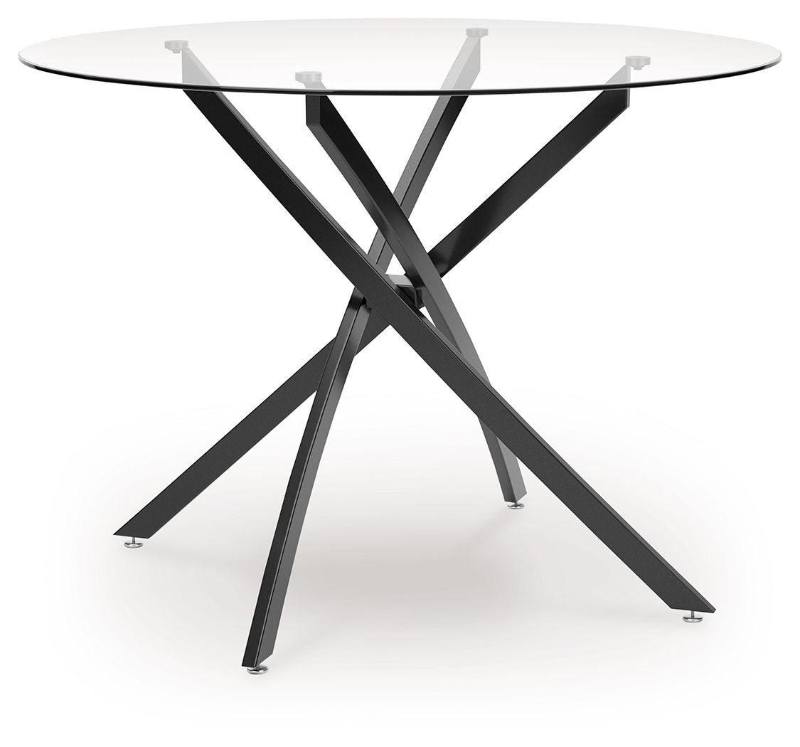 Pharwynn - Black - 5 Pc. - Dining Room Table, 4 Side Chair by Signature Design by Ashley® | Bel Furniture