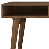 Clarkson - Desk With Side Drawers - Rustic Natural Aged Brown by Simpli-Home | Bel Furniture
