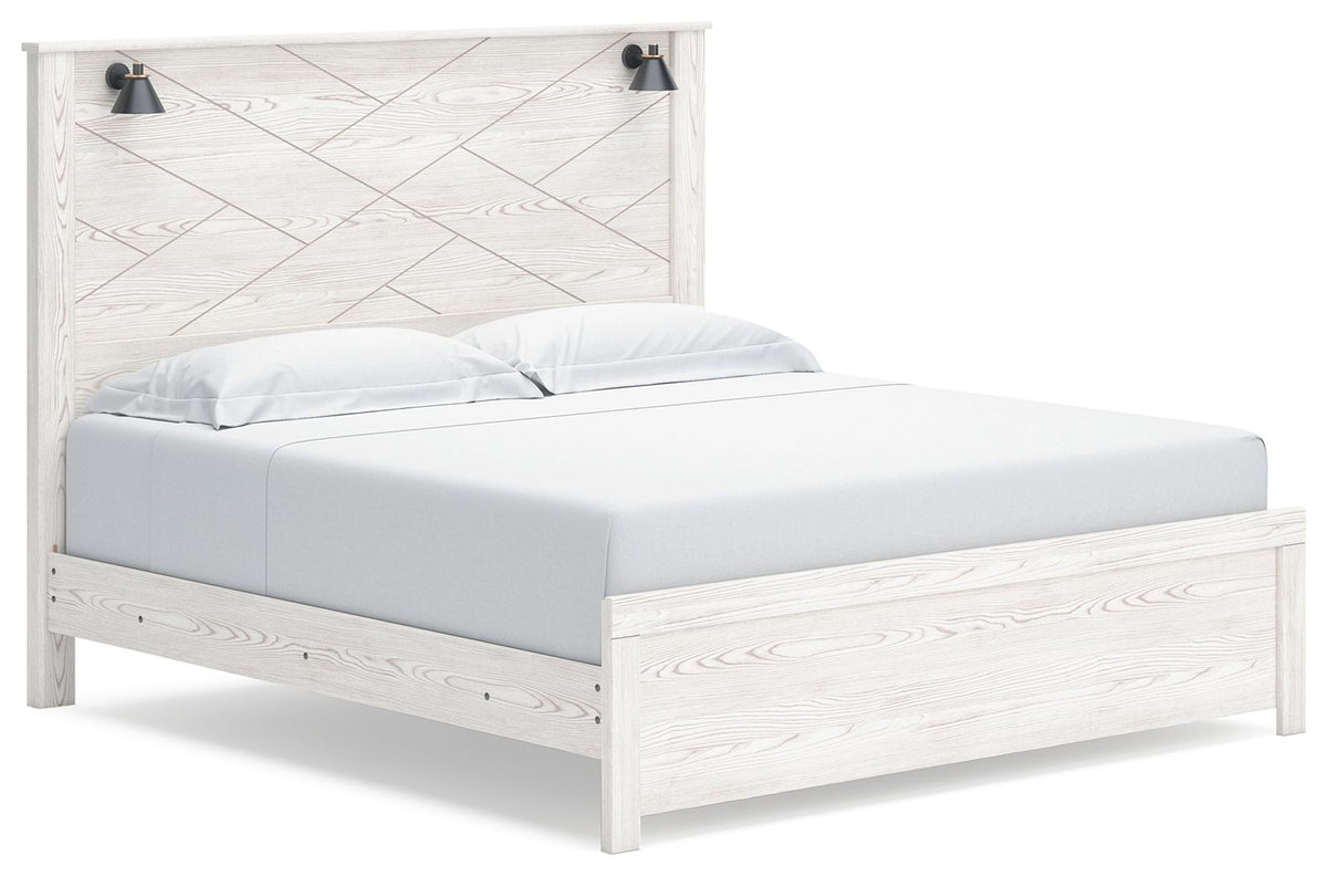 Gerridan - Panel Bedroom Set With Sconces - view 2
