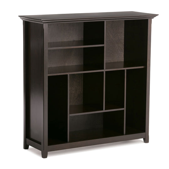 Amherst - Multi Cube Bookcase And Storage Unit Dark Brown by Simpli-Home | Bel Furniture