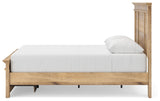 Makidern - Panel Storage Bed With Storage Footboard
