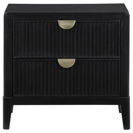 Brookmead - 2-Drawer Nightstand - Black by Coaster Fine Furniture | Bel Furniture