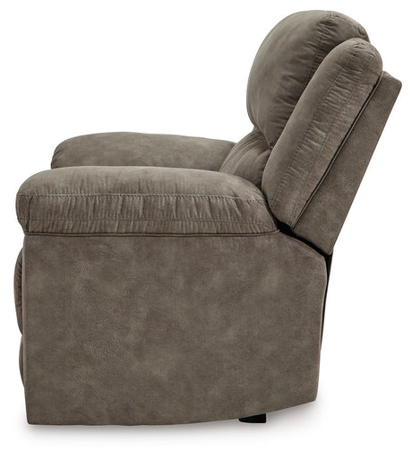 Laresview - Fossil - Zero Wall Wide Seat Recliner by Signature Design by Ashley® | Bel Furniture