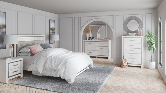 Altyra - Panel Bedroom Set White by Signature Design by Ashley® | Bel Furniture