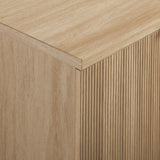 Modern Fluted Door Minimalist Storage Sideboard by Walker Edison | Bel Furniture