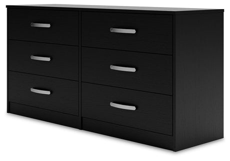 Finch - Six Drawer Dresser - Black - view 3
