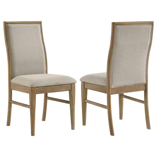 Adina - Upholstered Dining Side Chair (Set of 2) - Barley by Coaster Fine Furniture | Bel Furniture