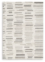 Leesdale - Rug Pearl Silver 5' x 7' by Signature Design by Ashley® | Bel Furniture