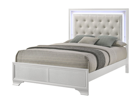 Lyssa - Bedroom Set - Oat / Frost by Crown Mark | Bel Furniture